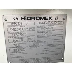 2023 hidromek HMK 102S Supra K4มินิเดอร์เครื่องยนต์ Perkins สิ้นเปลืองเชื้อเพลิงต่ำ PLC พร้อม75KW ปั๊มไฮดรอลิก Hansa - Product Image 6