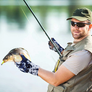 Gants de sport respirants pour la navigation et la pêche, à doigts coupés, design personnalisé, nouvelle collection - Product Image 4