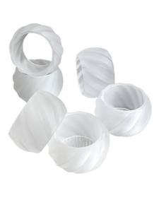 Anneaux de serviette en verre acrylique d'alliage de couleur multiple pour décoration de mariage Vente directe d'usine de logo personnalisé - Product Image 3