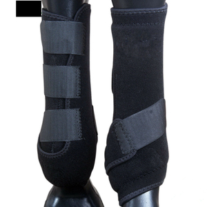 Bottes de sport personnalisées pour chevaux bottes élastiques légères et multicolores OEM avec logo bottes de protection des jambes en néoprène bottes de sécurité pour tendons avec attelle - Product Image 6