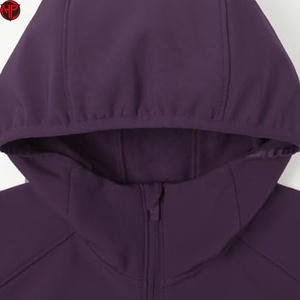 <b>Women</b> Softshell <b>Jacket</b> <b>Hooded</b> Zip Up Waterproof Windproof <b>Lightweight</b> Outdoor Coat for Hiking <b>Jacket</b> For <b>Women</b> - Product Image 2