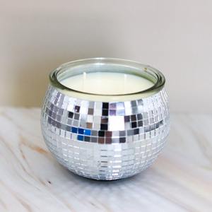 Porte-bougie en verre mosaïque coloré romantique, style disco, pour bougie chauffe-plat, décoration de mariage et de fête - Product Image 6