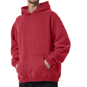 Custom Made Casual Acid Wash Streetwear Pullover Distressed <b>Hoodies</b> For Boys Top <b>Trendy</b> Men Acid Wash <b>Hoodies</b> - Product Image 5