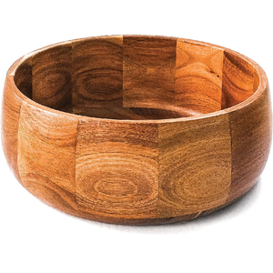 Bol en bois de manguier fini naturel nouveauté bol décoratif artisanal pour table à manger et but de cadeau - Product Image 1