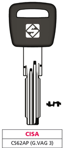 Llave Punzonada de Latón Cs62ap (g. Vag 3) Cisa - Product Image 1