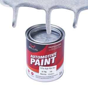 Revêtement argenté blanc brillant <span class=keywords><strong>fin</strong></span> 1K de haute qualité Prix ultra-bas Luminosité moyenne Forte adhérence OEM Revêtement liquide acceptable - Product Image 6