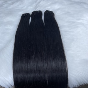 Cheveux bruts vietnamiens doublement étirés, Extension de cheveux du Vietnam, Vente en gros 100 trame de cheveux humains vietnamiens Usine du Vietnam - Product Image 2
