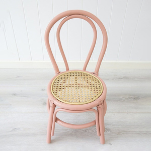 Best Selling <b>Sales</b> of <b>Furniture</b> pink <b>Rattan</b> Dining Room Chairs Customized Natural Chair for Events Birthday Party - Product Image 2