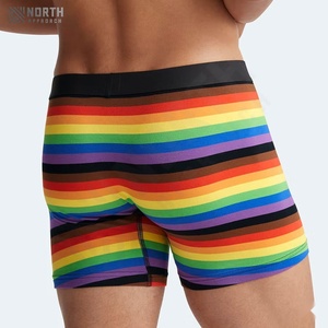 บ็อกเซอร์ผู้ชายหลายแพ็คมีดีไซน์ไม่ติดแท็กและสวมใส่สบายระบายอากาศได้ดีทำจากวัสดุน้ำหนักเบาสำหรับผู้ชายฤดูร้อน - Product Image 3