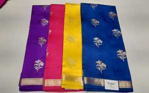 100% Pure Silk Handloom Designer Sarees ethniques pour les femmes à la main riche drapé de soie pour les fêtes Festivals mariages célébrations - Product Image 4