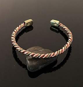 Copper Bracelet Natural Healing <b>Magnetic</b> Therapy Wellness Energy Balance Adjustable <b>Jewelry</b> Traditional Design - Product Image 4