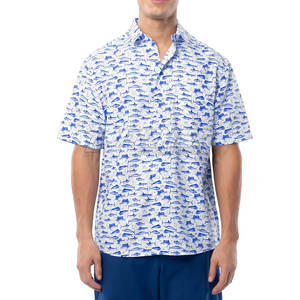Elegante Camisa Polo de Pesca Ligera y Ecológica con Protección Solar UPF 50, Tejido Transpirable de Poliéster/Spandex, Diseñada para Actividades al Aire Libre - Product Image 1