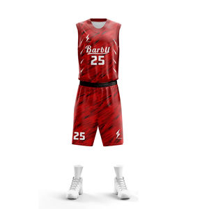 Jersey de baloncesto degradado 100% poliéster venta al por mayor personalizado su propio diseño estampado uniforme de baloncesto - Product Image 6