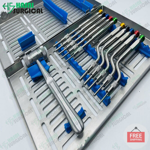 Ostéotomies de levage de sinus d'implantologie dentaire Ensemble de 11 instruments d'implant orthodontique dentaire convexe de pièces - Product Image 4