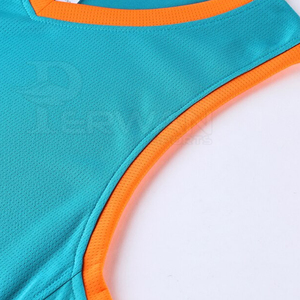 ชุดเครื่องแบบบาสเก็ตบอลระบายอากาศได้ดีผ้านุ่มออกแบบโลโก้ได้ตามต้องการ100% โพลีเอสเตอร์สั่งทำ - Product Image 2