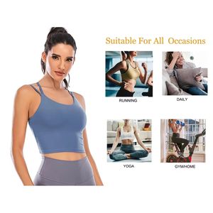 Soutien-gorge de sport en soie respirant XXL pour femmes soutien-gorge d'entraînement de course Yoga Gym Sexy quantité en vrac - Product Image 6