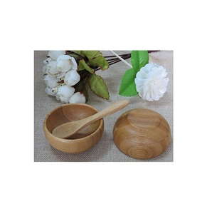 Ustensiles de cuisine en bois mini bol design fête de Noël bol de service à crème glacée bol de vaisselle en bois d'acacia respectueux de l'environnement - Product Image 1