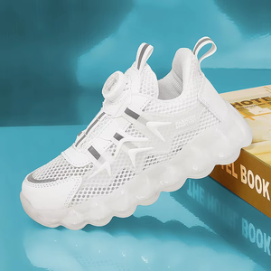 รองเท้าบาสเก็ตบอลสีส้มขายส่งจำนวนมาก รองเท้าลำลองระบายอากาศได้ดี รองเท้าวิ่งสำหรับเด็กผู้ชาย รองเท้ากีฬาสำหรับผู้ชายและผู้หญิง - Product Image 4