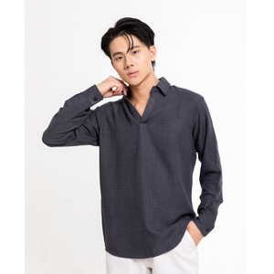 Camisa de poliéster de compresión personalizada al por mayor hecha en Vietnam, precio competitivo para servicios de procesamiento de ropa OEM/ODM - Product Image 1