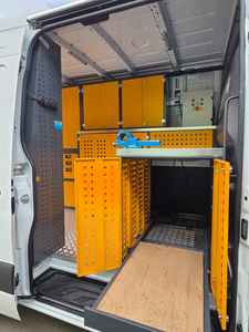 Armoire de rangement modulaire OEM pour fourgonnette, 12 tiroirs, structure démontable, assemblage facile, revêtement électrostatique en poudre pour fourgonnettes commerciales - Product Image 4