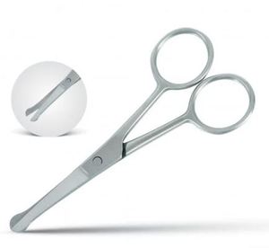 Outils de manucure et pédicure en acier inoxydable de marque privée Ciseaux à cuticules polyvalents pour ongles avec lame droite Ciseaux à bas prix - Product Image 2