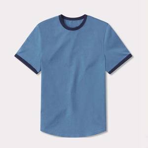 เสื้อยืดผ้าฝ้ายสำหรับวัยรุ่นชายทรงหลวมเย็บตามสั่งขนาดพิเศษสำหรับ220gsm - Product Image 1