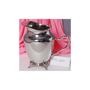 Premium Good Quality Metal Silver Plated Jug <b>Drinkware</b> Flower Design Latest Arrival Water Drinking Pitcher Kitchen <b>Accessories</b> - Product Image 4