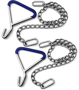 Professional Reusable Cow Obstetrical Calf <b>Puller</b> Chrome Plated Chain for Cattle Calving Large Animal Veterinary Equipment - Product Image 2