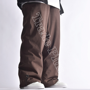 Vente en gros de pantalons de ski baggy personnalisés pour hommes pantalons de neige surdimensionnés imperméables pour l'hiver pantalons d'extérieur décontractés chauds et amples coupe-vent - Product Image 3