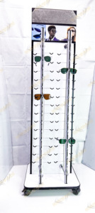 Wholesale <b>Optical</b> Shop Metal <b>Eyewear</b> Display Stand Floor-Eyeglass Rotating Eyeglass Display Stand - Product Image 5