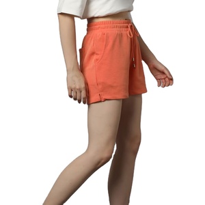 Haute qualité 100% coton femmes Shorts taille élastique respirant et confortable Top vente lâche Style doux jupes courtes - Product Image 5