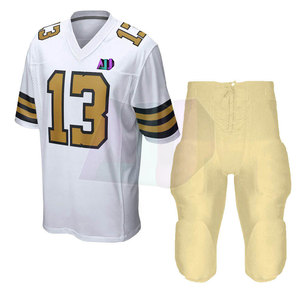 Uniforme de Fútbol Americano Ligero y Transpirable de Manga Corta, Ajuste Cómodo para Entrenamiento Prolongado, Uso Duradero, Alta Calidad - Product Image 1