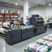 Imprimante pour sacs en plastique à passage unique, machine d'impression pour sacs à fermeture éclair