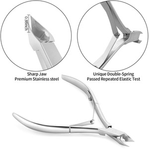 Stainless Steel Nail <b>Care</b> <b>Kit</b> with Sharp Ingrown Toenail Removal Cuticle Trimmers Nail Nippers <b>Foot</b> Repair Tools - Product Image 3