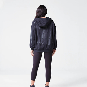 Fitness mujer gimnasio al aire libre sudaderas con capucha algodón coreano logotipo personalizado/OEM Etiqueta Privada Streetwear en blanco liso mujeres gimnasio sudaderas con capucha - Product Image 3