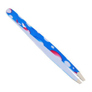 Pinzas para cejas de acero inoxidable de alta calidad Premium, herramienta de belleza personalizada puntiaguda, OEM, precio competitivo, ligero - Product Image 6