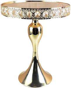 Support à gâteau en métal de luxe avec finition artistique, idéal pour les présentoirs de gâteaux et de pâtisseries élégants - Product Image 1