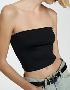 Top court pour femmes de meilleure qualité T Shirt Slim Fit Séchage rapide Couleur et taille personnalisées Crop Top pour les femmes - Product Image 2