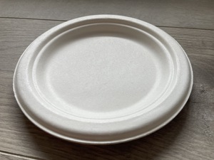 Assiettes à papier écologiques acceptables du feu vif catégorie comestible bioposable 6 "assiette à papier - Product Image 4