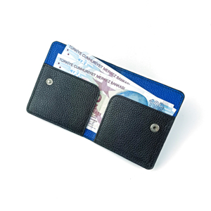 Ví Bỏ Túi Đựng Thẻ Tín Dụng Cho Nam Hộp Quà Bằng Da Thật Cao Cấp 2023 Thời Trang Ngắn 10.5*9.5*2Cm Nam 2-5 Ngày Tùy Chỉnh - Product Image 1