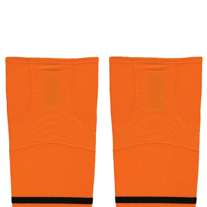 Chaussettes de hockey sur glace en polyester pour enfants, vente en gros, nouvelle arrivée, personnalisables avec le nom de l'équipe OEM et impression par transfert thermique - Product Image 3