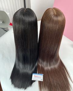 วิกผมบ๊อบวิกผมตรงทรงตรงสำหรับผู้หญิงวิกผมทรงบ็อบแบบมีลูกไม้ด้านหน้าสุดหรูสีดำตรงจาก vietmanese - Product Image 3