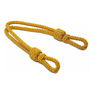 Cordon de capuchon en soie sur mesure Cordon de capuchon en fil d'or Cordon de capuchon uniforme Fabriqué au Pakistan - Product Image 6