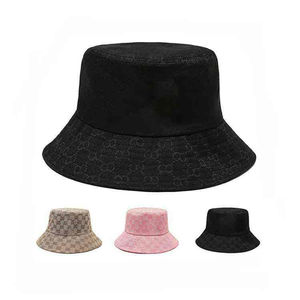 Chapeau seau d'été à large bord et à dessus plat pour l'extérieur, visière en coton velours, logo personnalisé, broderie conçue pour la pêche décontractée, vente en gros - Product Image 5