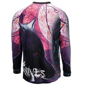 Diseño personalizado sublimación tela transpirable carreras Motocross camisas de talla grande bicicleta Jersey Top - Product Image 2