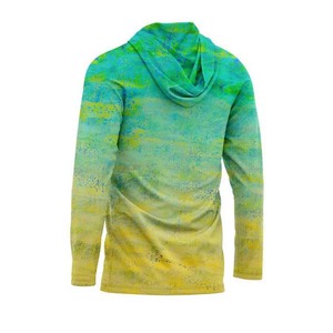 Diseño personalizado Jersey con capucha camisas de pesca protección Uv ropa de pesca logotipo personalizado pesca sudaderas camisas ropa deportiva sublimación - Product Image 3