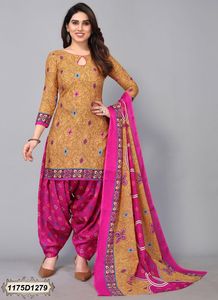 Nuevo 2023 Designer Party Wear Sexy Premium Quality Pure Cotton Kurti con pantalón y Dupatta con trabajo impreso Proveedor mundial - Product Image 3