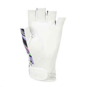 Guantes de Golf de Medio Dedo de Nuevo Diseño, Fabricante de Guantes de Golf de Alta Calidad con Palma de Cuero Transpirable, Guantes de Golf con Logotipo Personalizado - Product Image 2