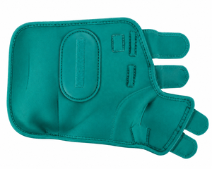 Protège-jambes Tough Tack pour chevaux, en microfibre bleu sarcelle, avec semelle Hex Grip pour l'équitation 2026 - Product Image 4