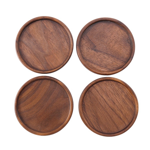 Date Simple Rond Acacia Bois Plateaux Organisateur En Bois Affichage Plateau De Fruits Dessert Plateau Cadeau Ensemble En Gros Pas Cher Prix Du Vietnam - Product Image 1